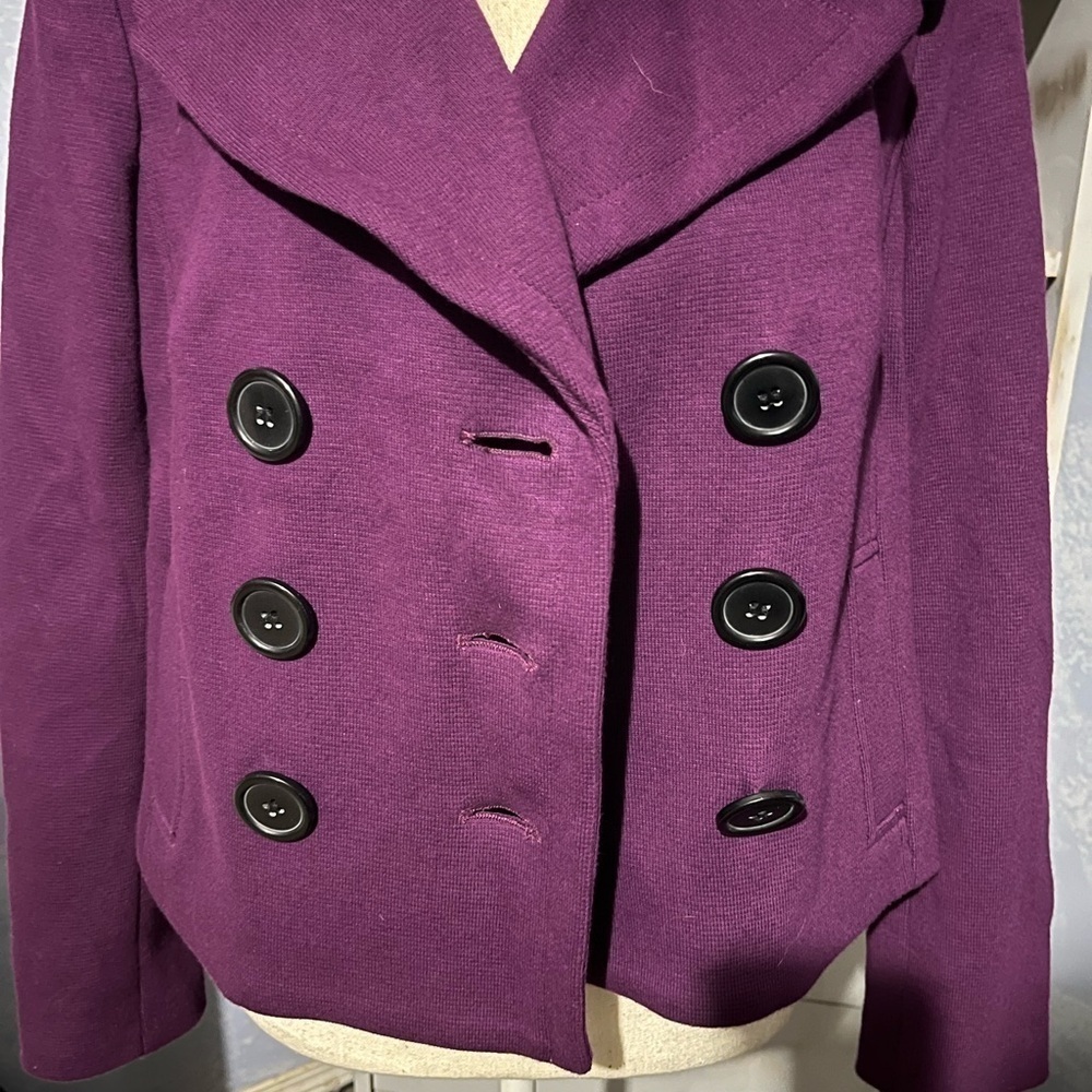 Inc purple jacket small double breasted - Picture 8 of 12
